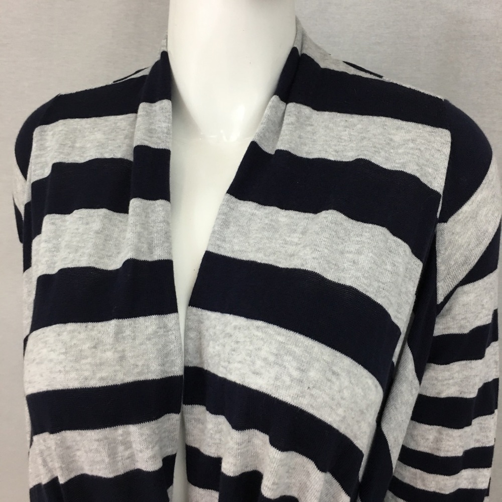 SOLD Medium Anthro Moth Open Front Hi/Low Cardigan - Picture 4 of 8